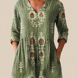 Blair | Lange Bluse mit ausdrucksstarkem Muster